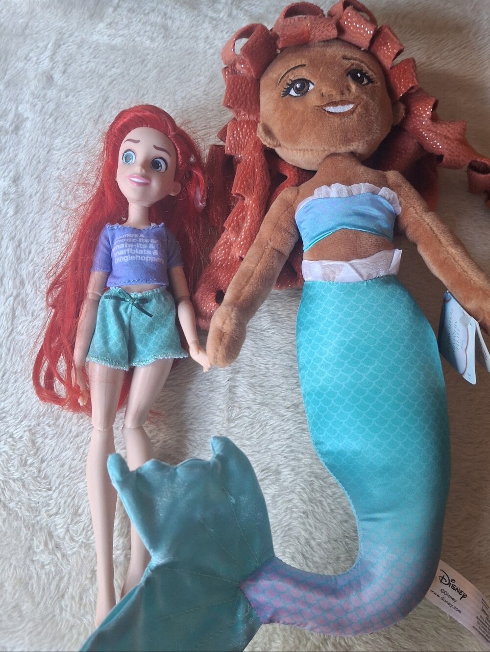 Ariel Peluche Et Poupee Wreck It Ralph 2